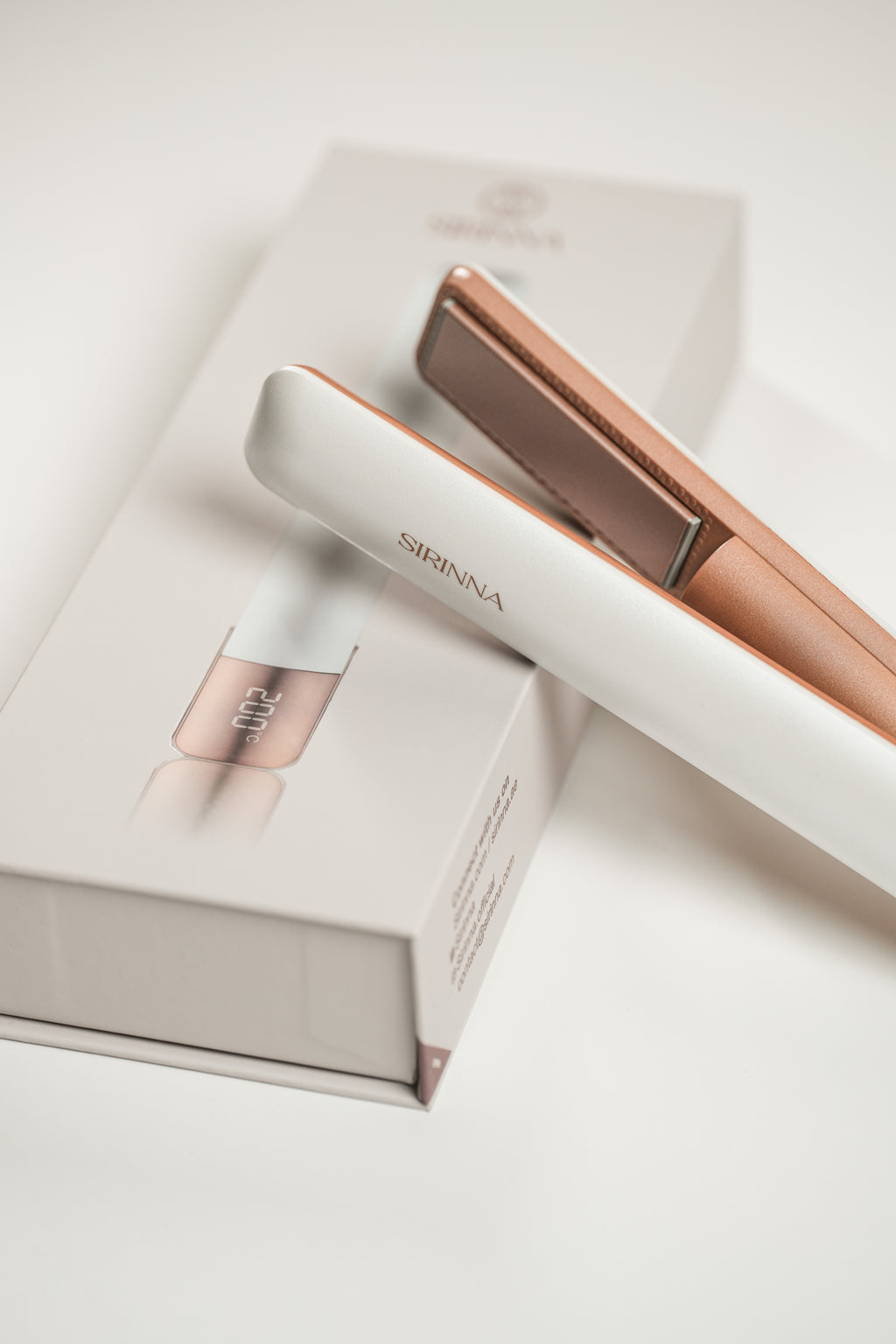 SIRINNA cordless hair straightener portable styling with box