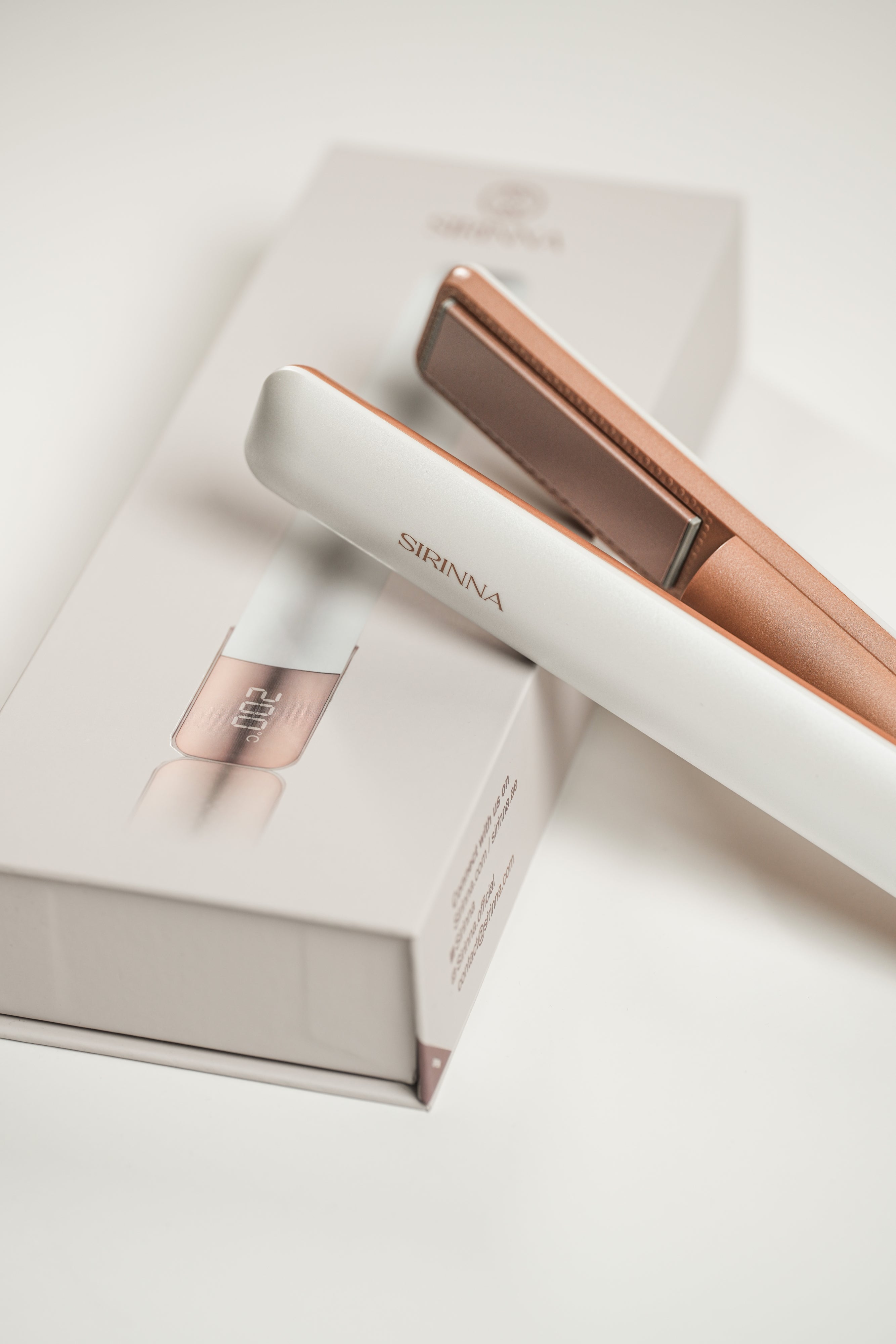 SIRINNA cordless hair straightener portable styling with box